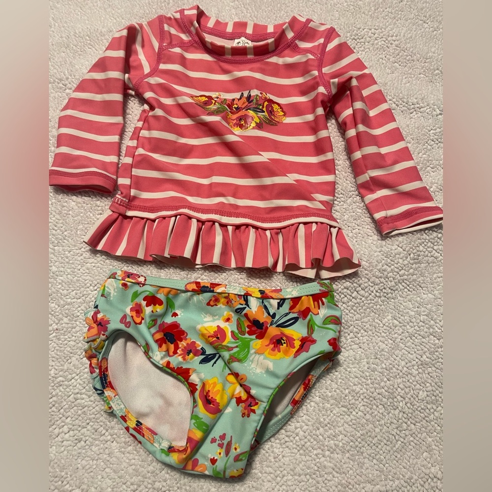 Ruffle Butts girls swimsuit 6-12 months